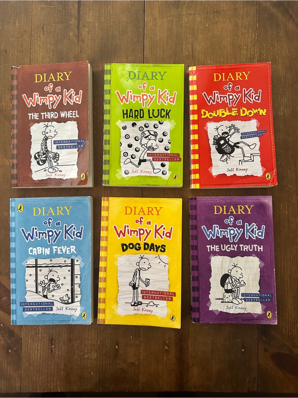 Diary of a soft cover Wimpy Kid Books (Set of 6)